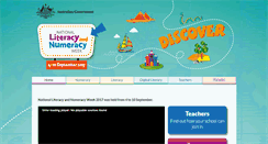 Desktop Screenshot of literacyandnumeracy.gov.au