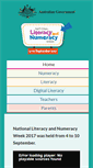 Mobile Screenshot of literacyandnumeracy.gov.au
